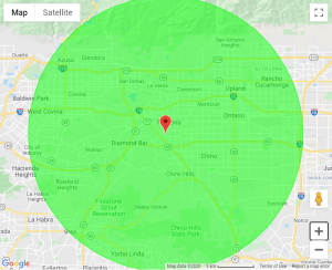 Pomona Cleaning Services New Map